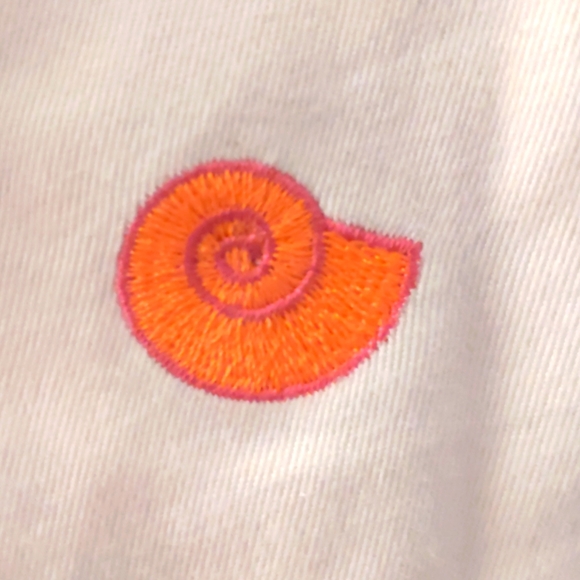 Lilly Pulitzer white embroidered seashell crop pants - Picture 5 of 6